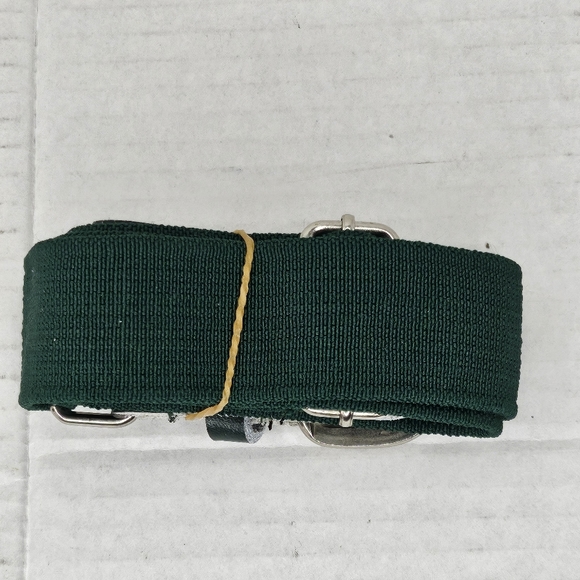 New Martin Sports BBY125 Baseball Belt Youth Dark Green Genuine Leather - Picture 7 of 10